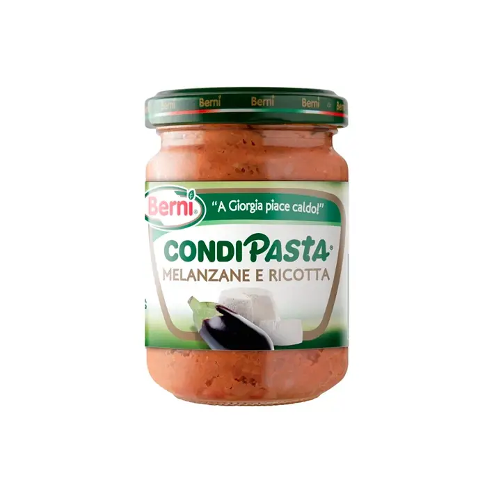 Заправка для пасты из баклажанов и рикотты Berni, 130 г