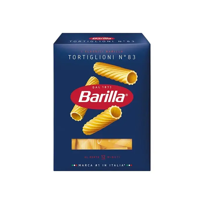 Макаронные изделия Barilla Tortiglioni n. 83 из твердых сортов пшеницы, 450 г