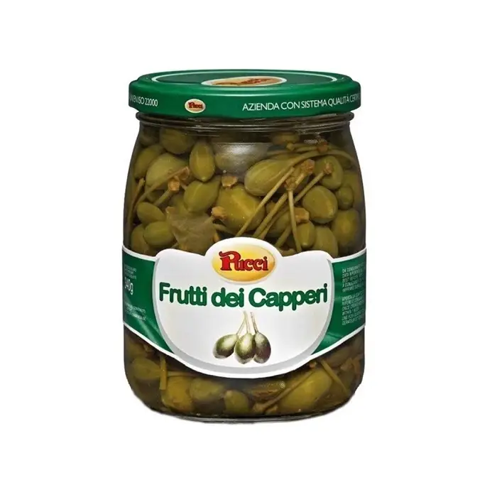 Каперсы в уксусе c ножкой Pucci, 500 гр