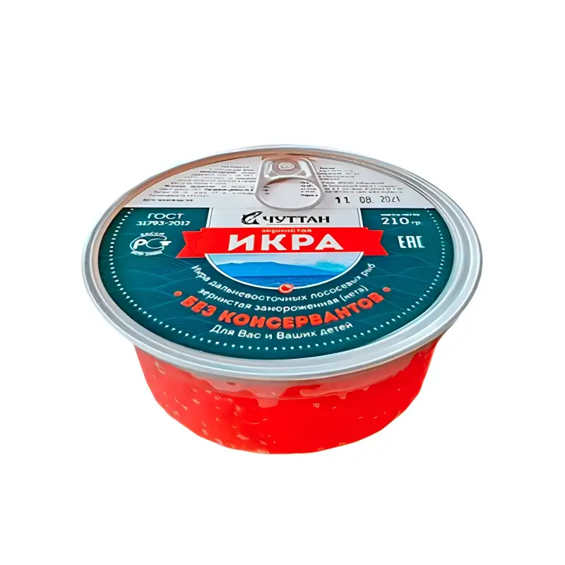 Икра кеты зернистая «ЧУТТАН», 210 г