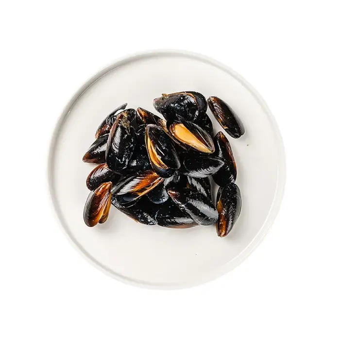 Мидии в раковинах варено-мороженые 40/60, 1 кг