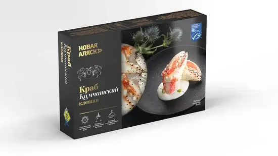 Мясо большой клешни на 2-х когтях Камчатский краб, 200 гр