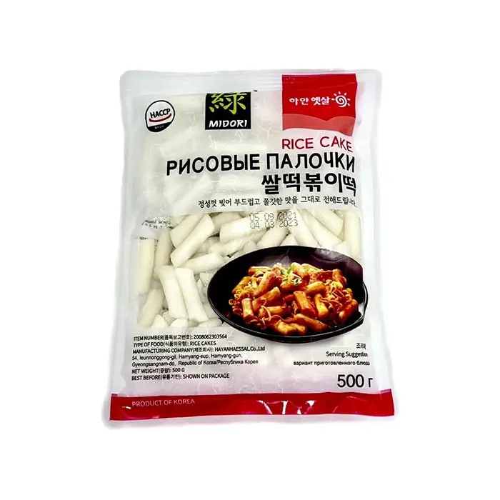 Рисовые палочки «Токпокки» Midori, 500 г