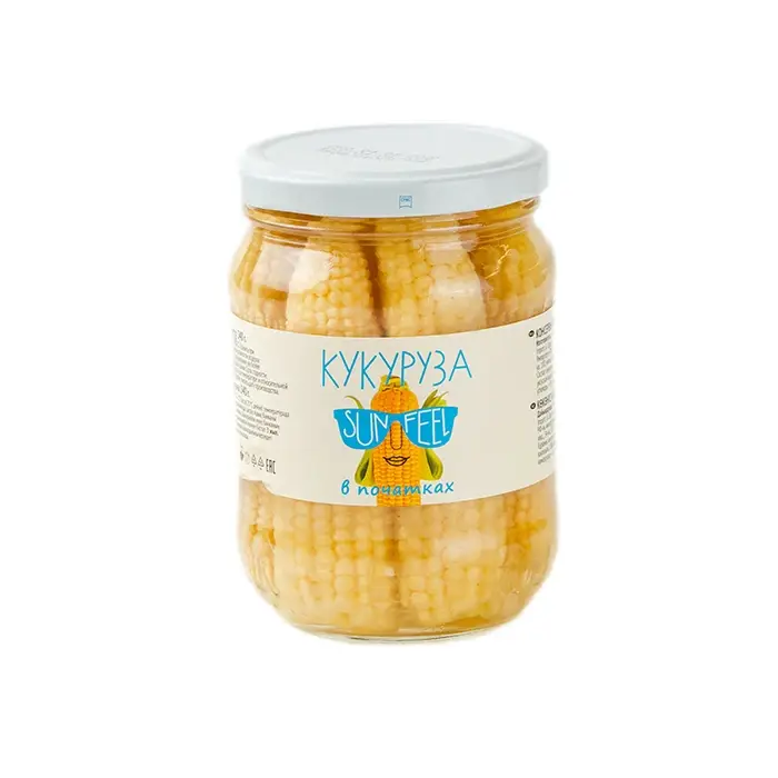 Кукуруза початки молодые "Sunfeel" 370 мл