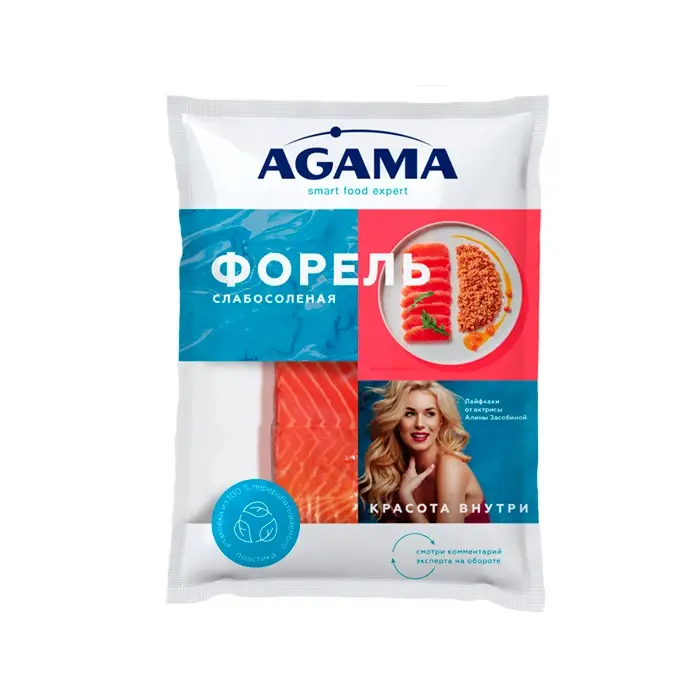Филе форели слабой соли «Агама», 200 г