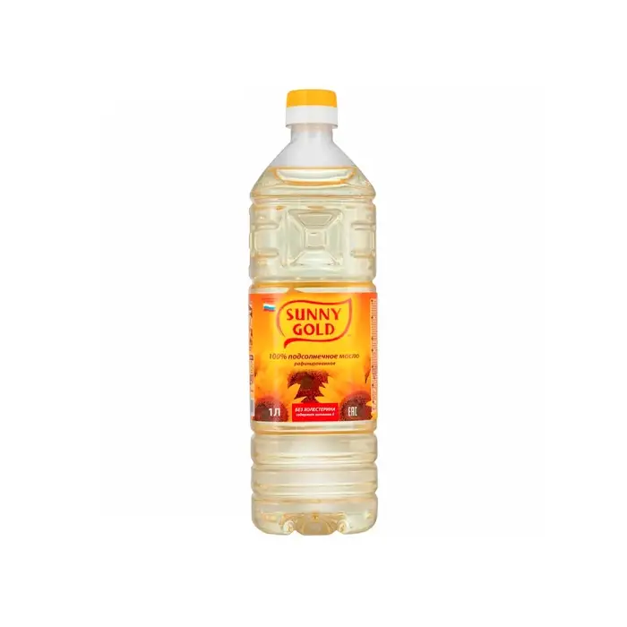Масло подсолнечное рафинированное Sunny Gold, 1 л