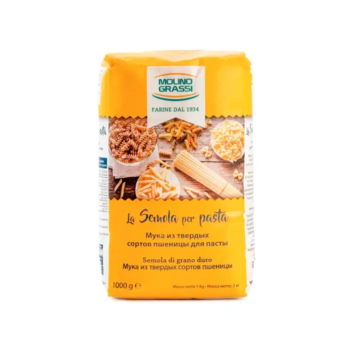Мука пшеничная Semola из твердых сортов Molino Grassi, 1 кг