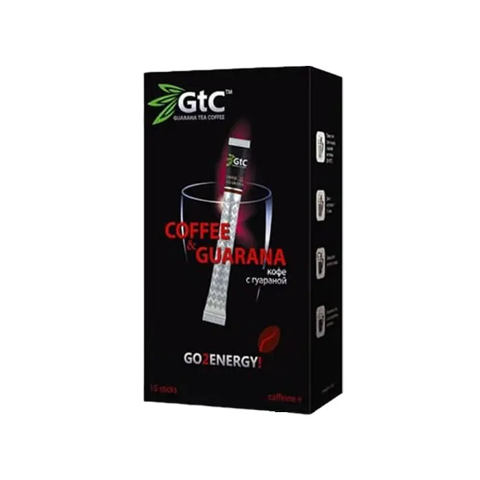 Кофе с гуараной в стиках "GTC" 16 стиков (Россия)