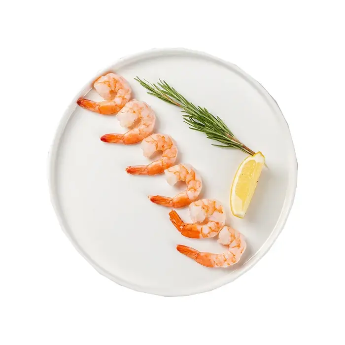 Креветки тигровые вареные очищенные с хвостом 31/40 Minh Qui, 1 кг