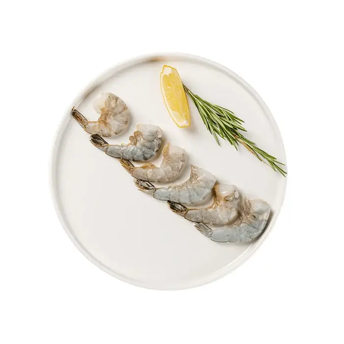 Креветки тигровые сыро-мороженые без головы с хвостом 21/25 PT Wahyu Pradana, 1 кг