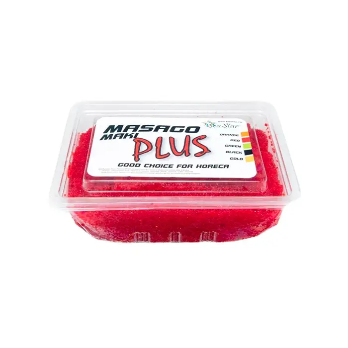 Икра мойвы красная Маки Масаго Плюс Sea Star, 500 г