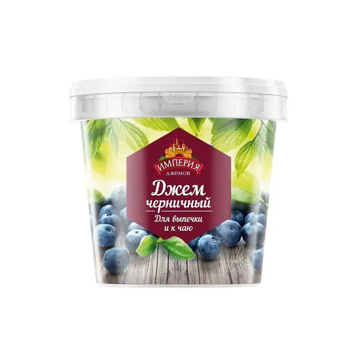 Джем с кусочками, черничный "Империя Джемов" 1 кг